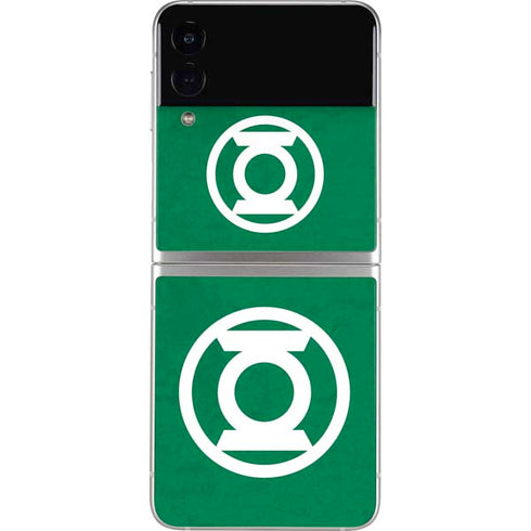 DC Comics Green Lantern Original Logo Galaxy Z Flip3 5G Skin